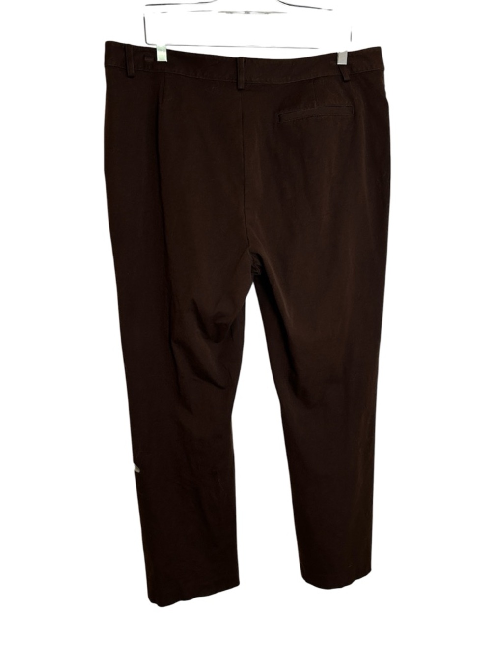 Lauren Ralph Lauren Chocolate Brown Size 16 Button Zip Fly Straight Leg Pants - Picture 2 of 9